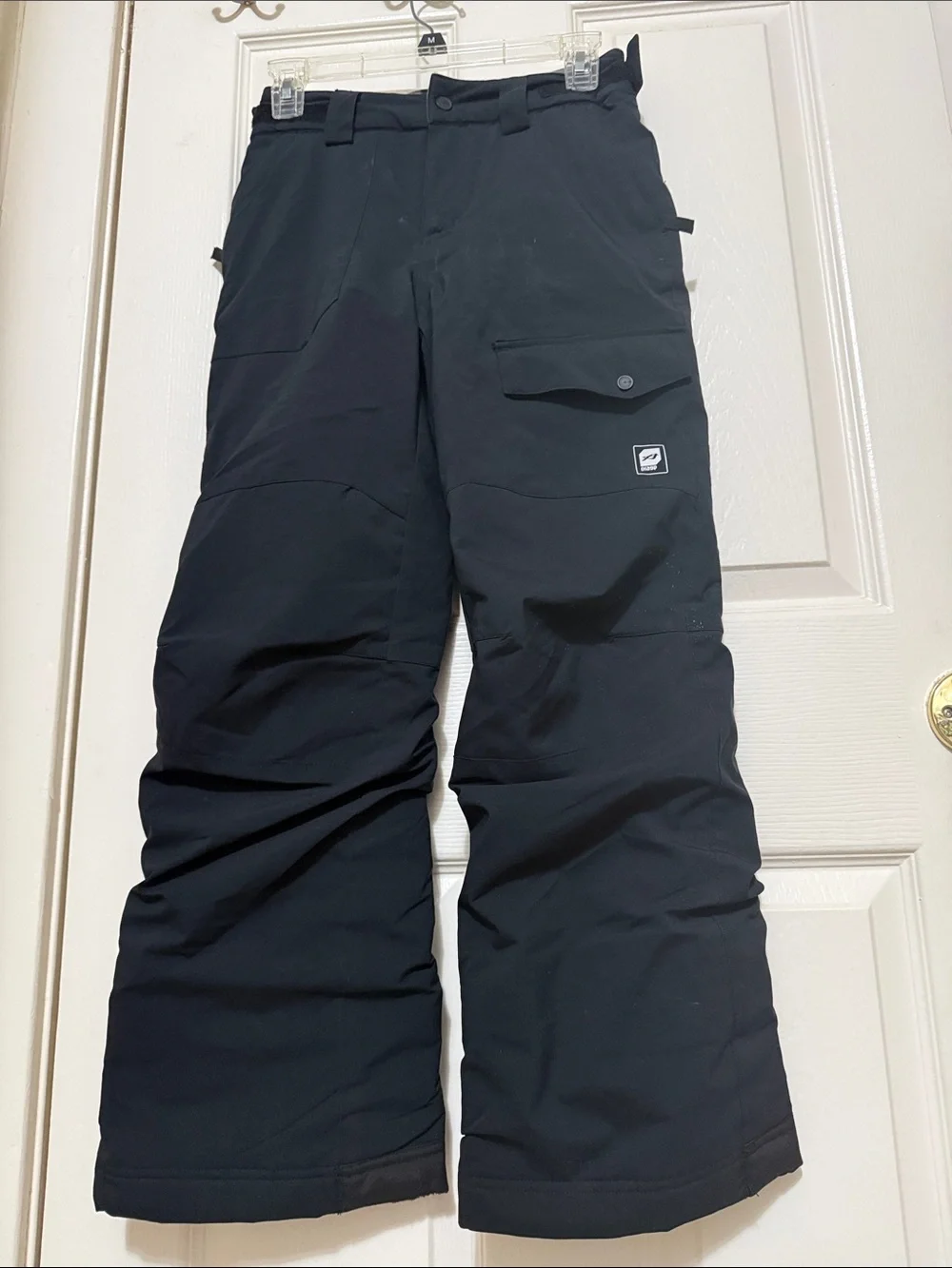 EUC Orage Kids Black Snow Pants size 8